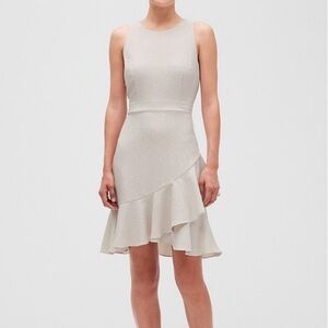 Banana Republic ruffle hem shea dress